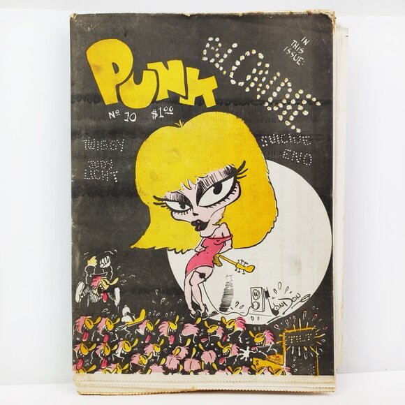 Punk Magazine #10 1977 Blondie Iggy Pop CBGBs Holberstrom (Age/Wear Please Read) - Picture 1 of 8